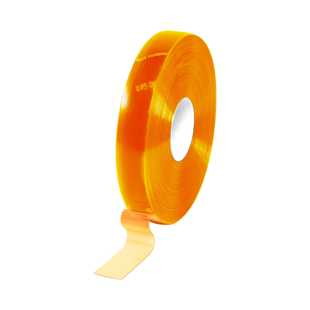 ORANGE 1.5mm x 75mm PVC Roll (50m)