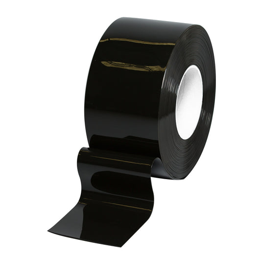 BLACK 2mm x 200mm PVC Roll (50m)